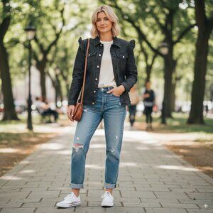 The Fifth Label Subject Denim Jacket Washed Black